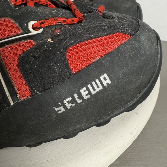 Salewa‎ Gortex Work Shoes Mens 11 Red Black *Small tear on left outer side - Picture 4 of 12
